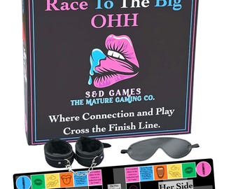 Couples Date Night Board Game, Adults Bedroom Game, Anniversary Gift
