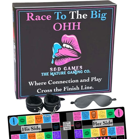 Couples Date Night Board Game, Adults Bedroom Game, Anniversary Gift