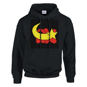 AK Graffiti Hoodie Black