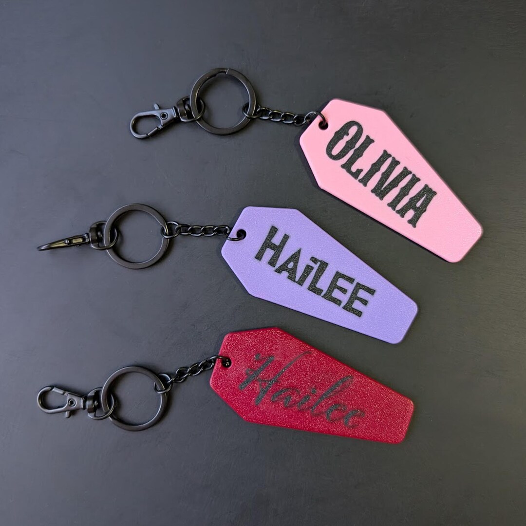 Nfc Fan Keychains Personalized NFC Coffin Keychains - Etsy