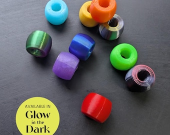 Large 10mm Pony Beads - 45 Colors to Choose From