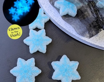 Glow in the Dark Snowflake Beads