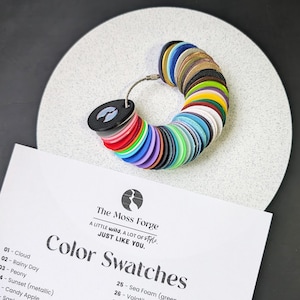 Color Swatches: 48 Colors on Key Ring