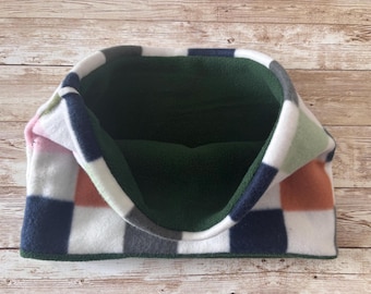 Checkered Fleece Neck Warmer