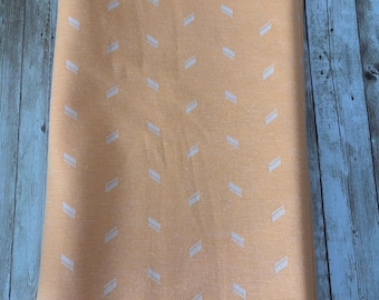 Vintage Double Knit Fabric – Retro Fabric – Vintage Fabric- Double Knit - Fabric by the Yard - Orange Fabric - Yellow Fabric