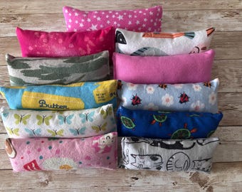 Soft Flannel Catnip Kitty Kickers | 6–7” Plush Kicker Toys for Cats | Handmade Cat Toy | Gift for Cats