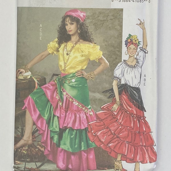 Misses Gypsy Costume pattern by Butterick B4889