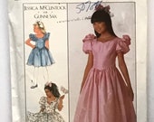 Girls Dress in Two Lengths pattern bySimplicity 8985
