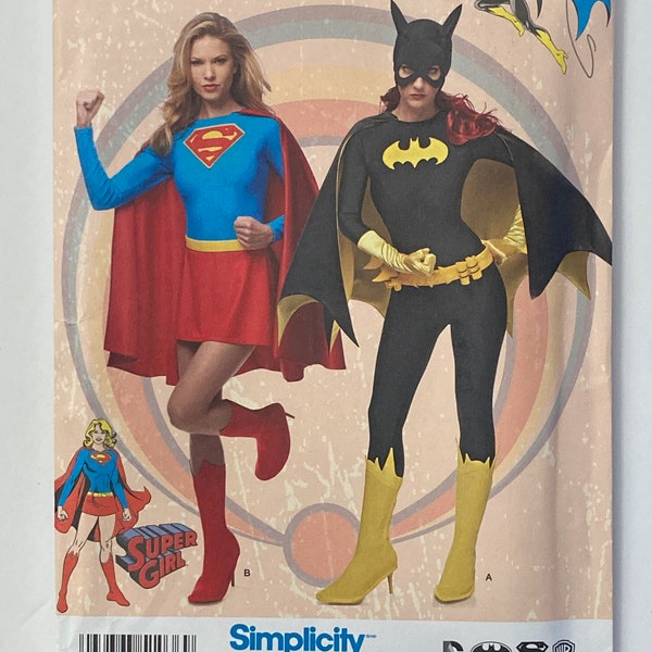 Misses’ Superhero Costume pattern by Simplicity 1036