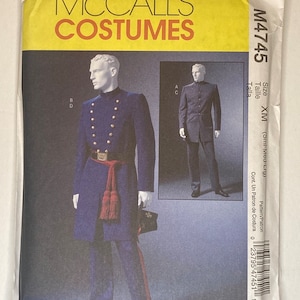 Men&#39;s Historical Costume pattern by McCall&#39;s M4745S