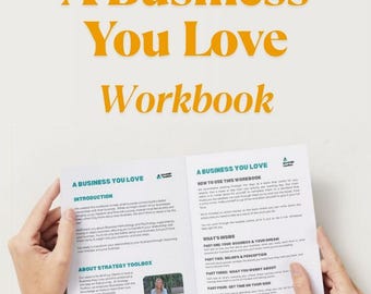 Business Mindset Workbook: Entrepreneur Strategy Guide (Printable PDF Planner)