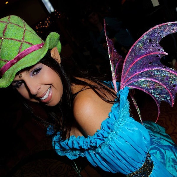 OOAK Iridescent Ariana Fairy Fae Faerie Wings Cosplay Renaissance Halloween U Pick Color