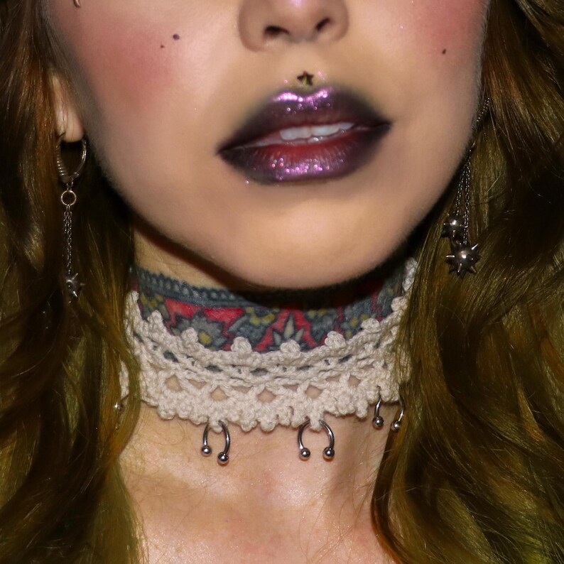 Crochet Victorian Lace Gothic Choker Pattern (ONLY TAKES 2 HOURS) - Etsy