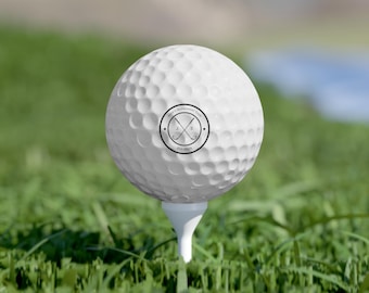 Retirement Golf Balls, Personalized Golf Balls For the Retired Golf Enthusiast, Retired Golf Balls, Golf Balls Retirement Gift, Gift for Him
