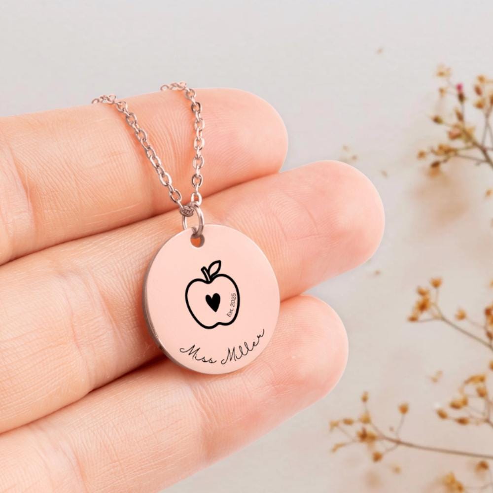 Personal Gift for Preschool Teacher, Teacher Appreciation Jewelry ...