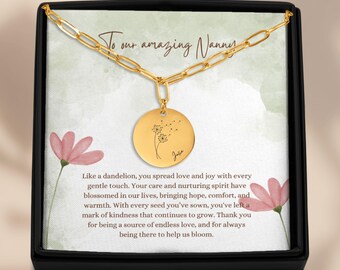 Nanny Gift, Thank You Gift for Nanny, Child Care Gift, Babysitter Gift, Nanny Appreciation, Nanny Jewelry