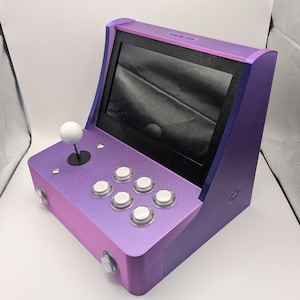 Minicade Arcade - Custom Built Mini Bar Top Arcade. Purple.