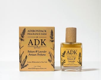 Profumo artigianale di balsamo e lavanda
