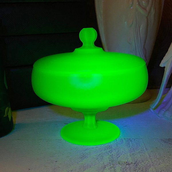 Uranium Candy Dish Etsy