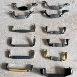 Mixed Vintage Reclaimed Hardware Lot - Vintage Furniture Replacement Pulls and Handles