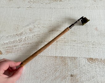 Metal Candle Snuffer with Wood Handle - Vintage Candle Snuff