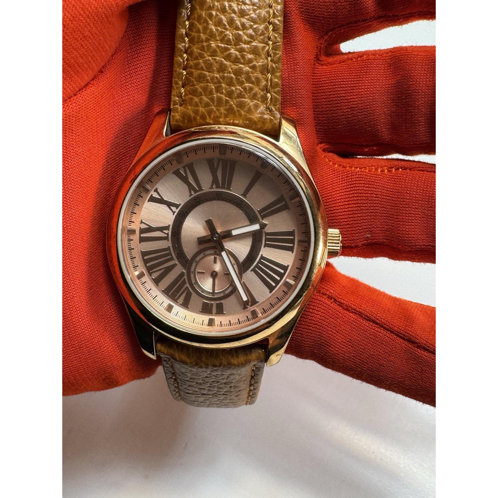 Bronzo Italia Santos style silver MOP Roman numerals women\'s watch, working Bronzo Italia Wristwatches for sale - eBay main image 2