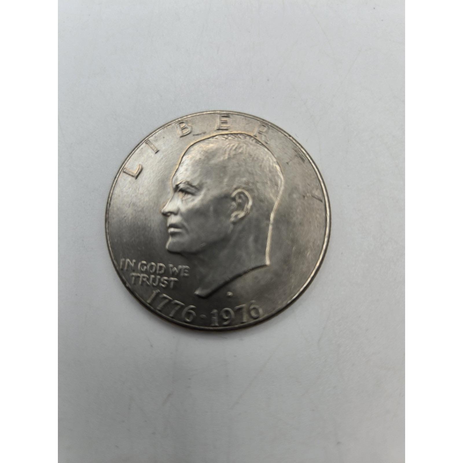 1776-1976 Eisenhower Liberty Bell Moon One Dollar US Bicentennial Coin (#3)