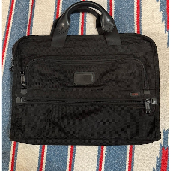 Tumi Alpha 2 Organizer Briefcase Laptop Bag Ballistic Nylon