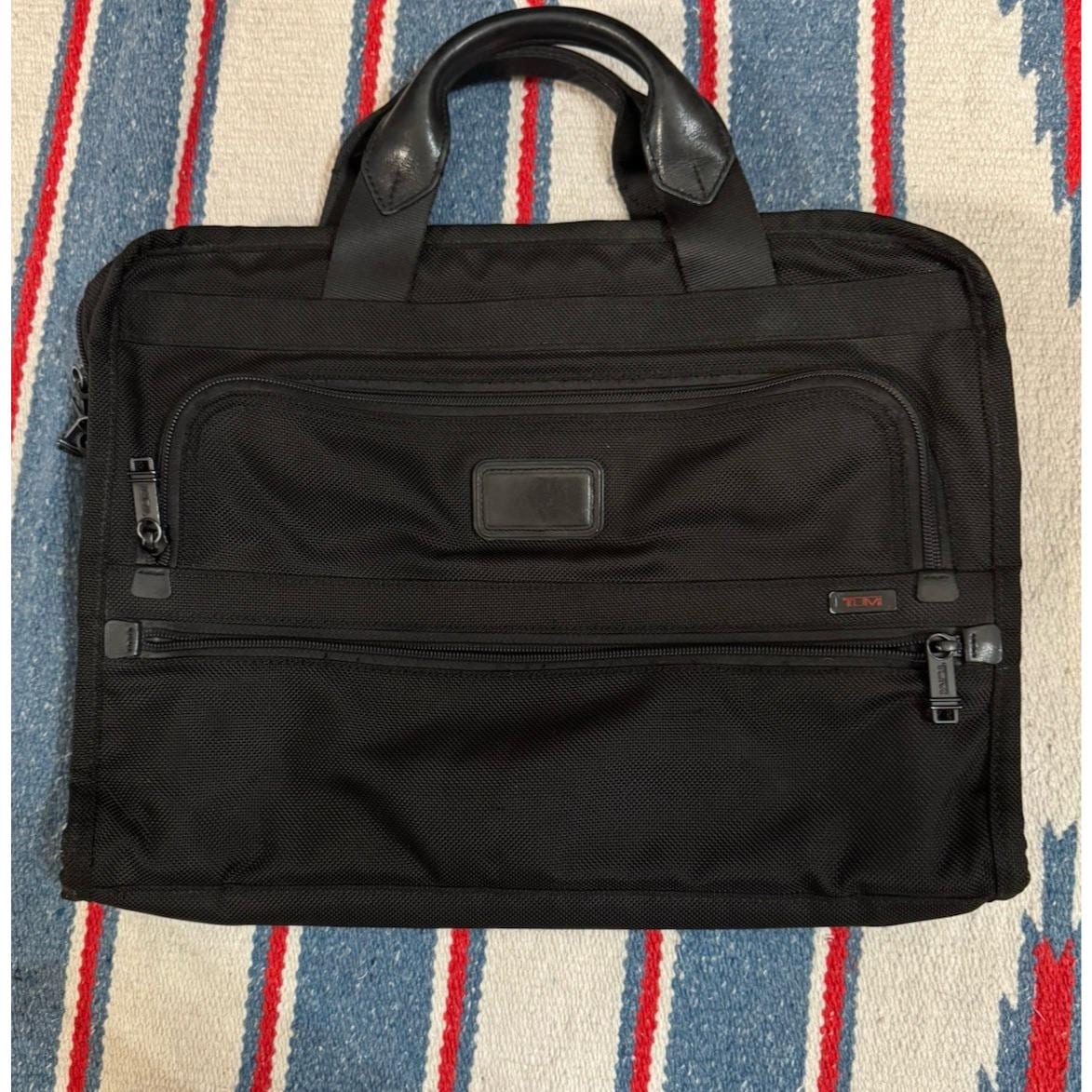 Tumi Alpha 2 Organizer Briefcase Laptop Bag Ballistic Nylon