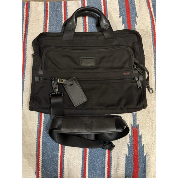 Tumi Alpha 2 Organizer Briefcase Laptop Bag Ballistic Nylon