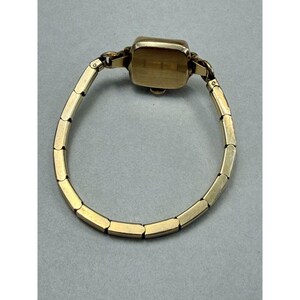 Vintage Longines Gold Filled Ladies Watch Gold Tone Parts Repair Swiss Movement bild 6