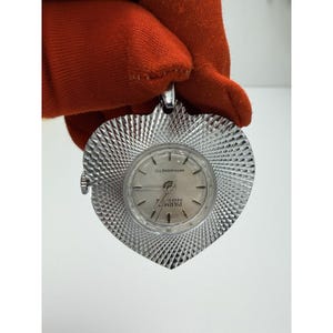 Vintage Parmex Perfection Ladies Necklace Pendant Watch Winds Runs Works Vintage Parker Swiss Pendant Watch Necklace – Gold Tone  main image 4