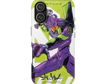 Robuste Handyhülle mit Anime-Motiv (Eva-01) | Anime-Kunst