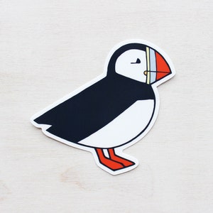 Puffin Sticker Cute Bird Vinyl Sticker Waterproof