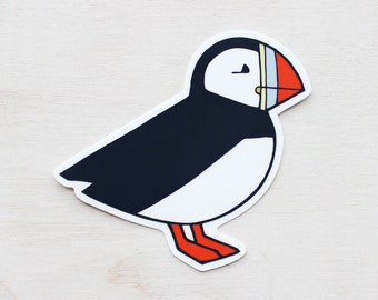 Puffin Sticker Cute Bird Vinyl Sticker Waterproof
