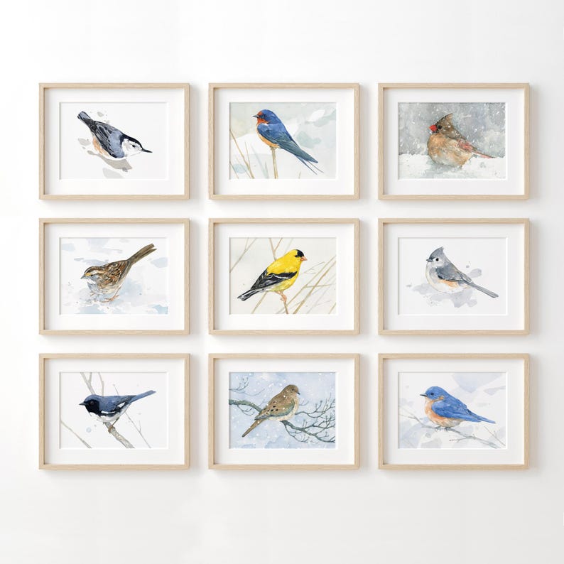 Barn Swallow Print Rustic Bird Art Watercolor Painting image 3