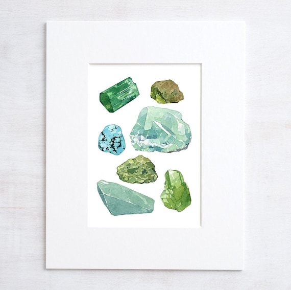Green minerals hotsell and gemstones