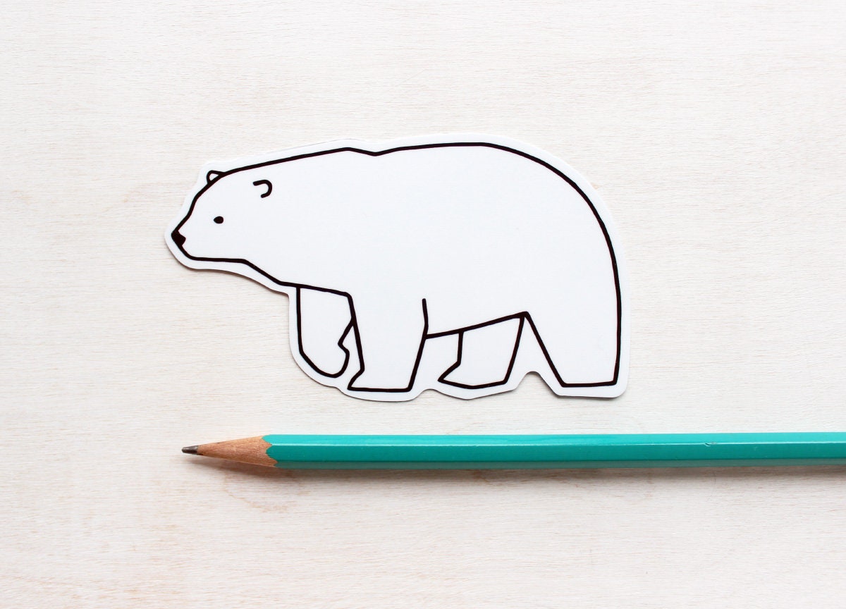Polar Bear Sticker Calton Merchandise