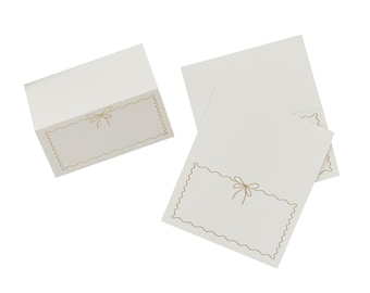 wavy-edge-bow-paper-place-cards-1pkt-8pcs