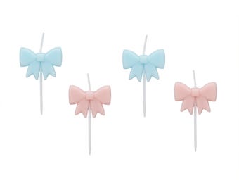pink-and-blue-bow-shape-candles-1pkt-4pcs