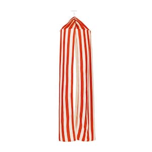 Circus Canopy Party Decor: Red and White Striped Table Accent