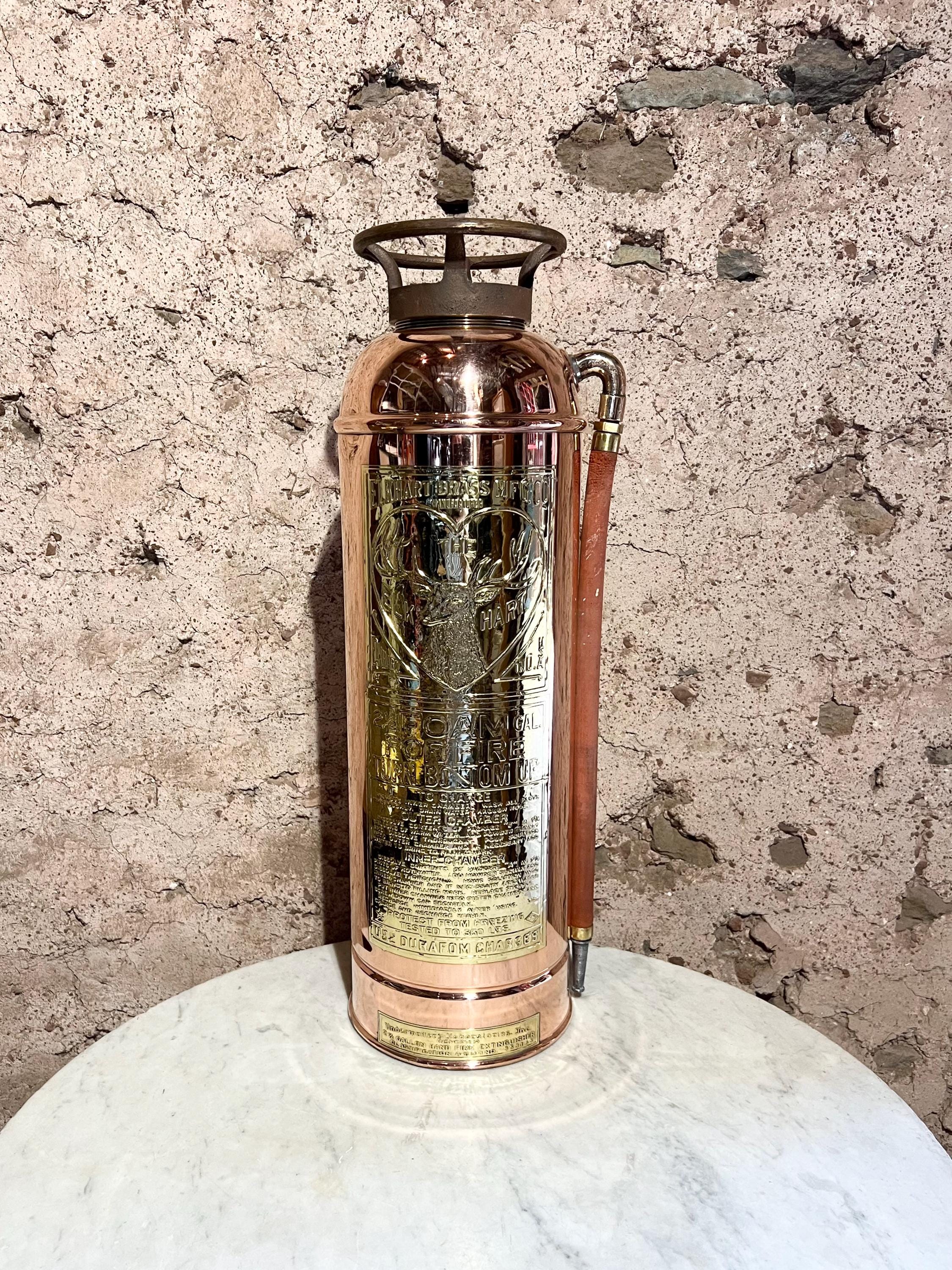 アンティーク 消火器 アメリカンビンテージ消火器 40年代〜50年代 総真鍮製 アンティーク 消火器 アメリカンビンテージ消火器 40年代〜50