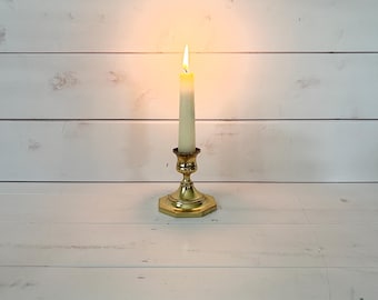 Vintage Brass Candlestick Holder