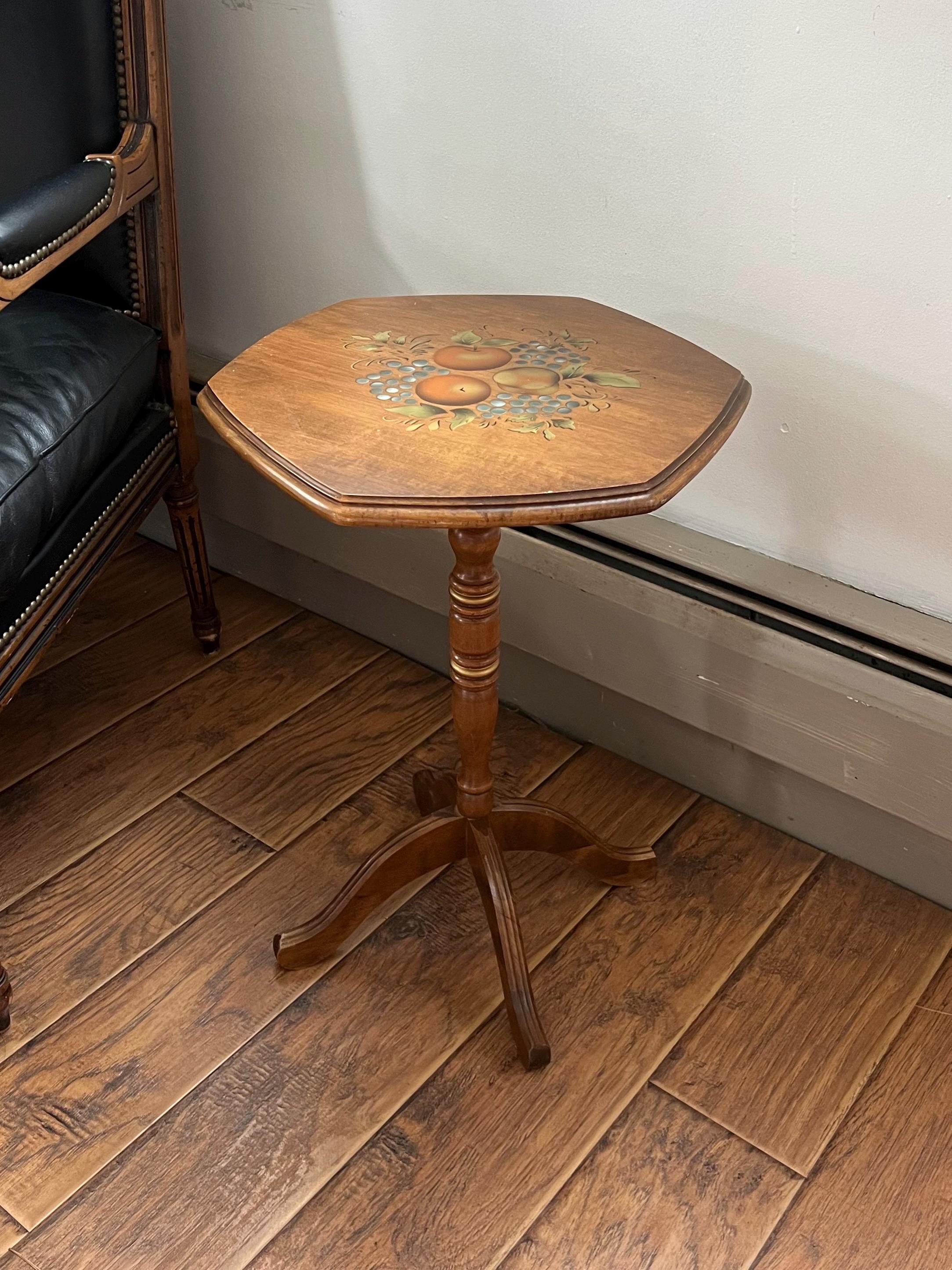 Octagon Antique Side Table - Etsy