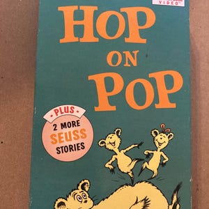 Vintage 80s Hop on pop Children’s VHS Dr Seuss