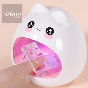 Cute Cat UV Professional Gel Polish Nail Lamp Dryer | Mini UV lamp for Press on Nails LED Nail Light | nail led lamp | Travel Gel Nails Lamp