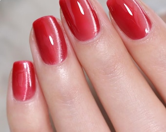 Vernis à Ongles Rouge Cerise Longue Tenue 7 Jours - Marque Petugons - 15 Ml - Neuf Sous Emballage
