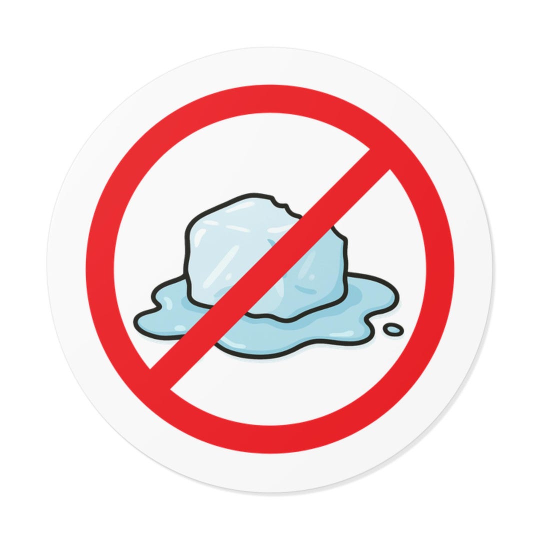 Ice Sticker | Ice Out Sticker | Melting Ice Laptop & Water Bottle ...