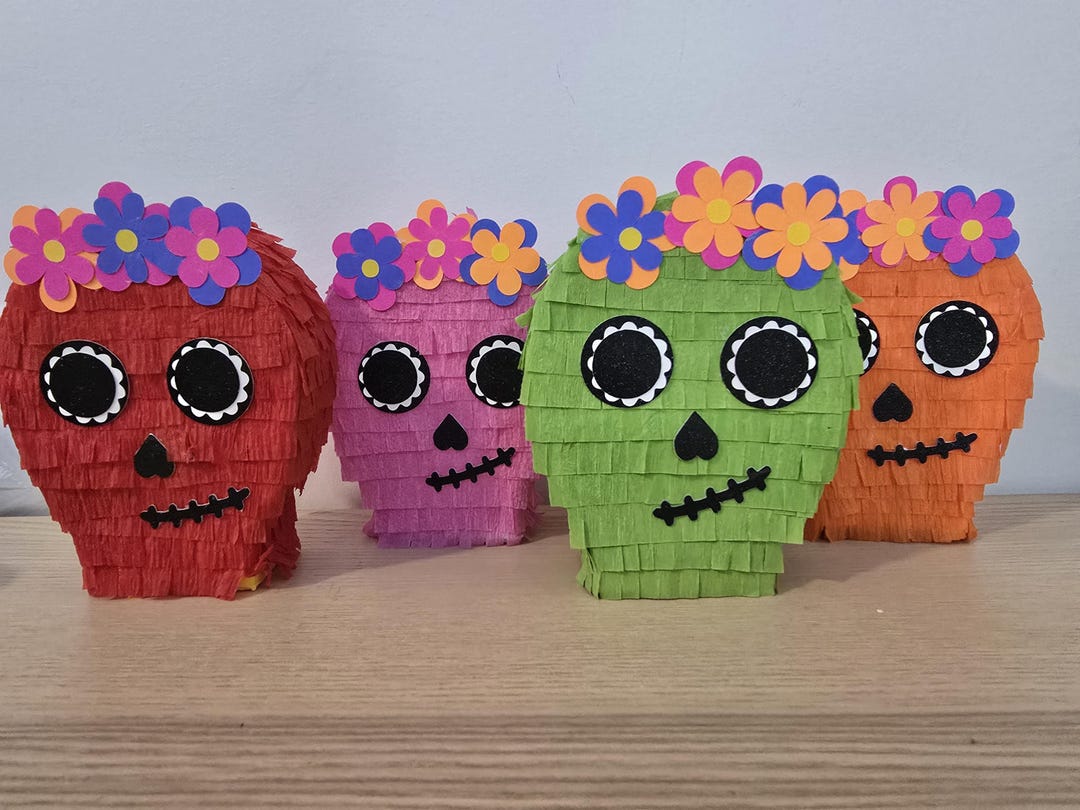 Create Your Own Sugar Skull Mini Piñata - Etsy