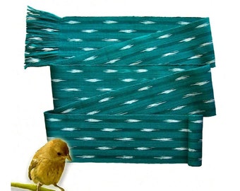 Quipupallay Andean Turquoise Artisan Woven Sash Fringe Wrap Belt‎ 49” Ecuador Sash Ecuador | eBay main image 4